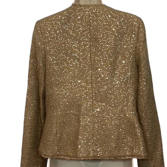 Michael Kors Camel Sequin Blazer - Picture 4 of 4